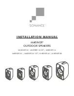 Sonance MARINER 54 Installation Manual preview