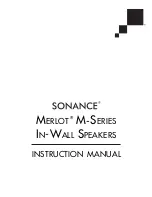 Preview for 1 page of Sonance MERLOT 422M Instruction Manual