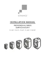 Preview for 1 page of Sonance PS-S43T Installation Manual