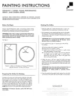 Preview for 1 page of Sonance С Series Repainting Instructions