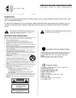 Sonance Son Of Sub Important Safety Instructions preview