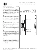 Sonance Sonafill Acoustic Damping Material Installation Instructions предпросмотр