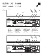 Предварительный просмотр 3 страницы Sonance SONAMP 275 SE Instruction Manual