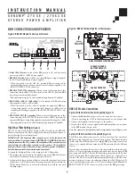 Предварительный просмотр 6 страницы Sonance SONAMP 275 SE Instruction Manual