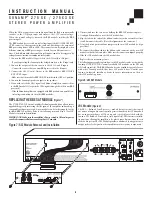 Предварительный просмотр 8 страницы Sonance SONAMP 275 SE Instruction Manual