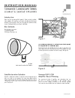 Sonance Sonance Landscape Series LS48SAT Instruction Manual preview