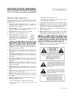 Предварительный просмотр 3 страницы Sonance SR 2-125 Instruction Manual