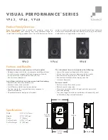 Preview for 1 page of Sonance Visual Perfomance VP42 Specifications