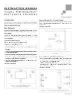 Sonance Visual Performance Rectangle Installation Manual preview