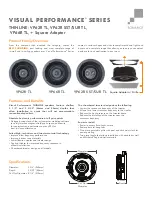 Sonance VISUAL PERFORMANCE VP62R TL Specifications preview