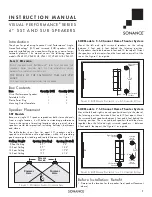 Sonance Visual Performance VP65 SST User Manual preview