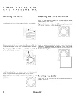 Предварительный просмотр 2 страницы Sonance VP10SUB Instruction Manual