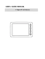 Sonar Safety Systems Digital TFT LCD Monitor User Manual preview