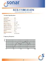 Предварительный просмотр 2 страницы Sonar SCS-110M-03-EN User Manual