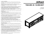 Preview for 1 page of Sonax B-098-BAT Quick Start Manual