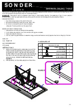 Sonder Emerson Dining Table Manual предпросмотр