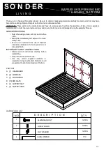 Sonder RAFFLES FG0803140 Assembly Instructions предпросмотр