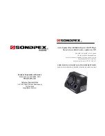 Sondpex Active Speaker System and Digital Music Player User Manual And Installation Instructiions предпросмотр