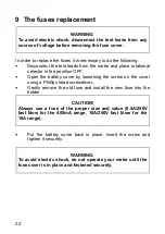 Предварительный просмотр 22 страницы Sonel CMM-10 Operating Manual