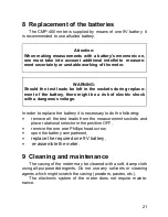 Preview for 21 page of Sonel CMP-400 Operating Manual