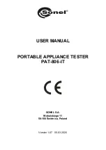 Preview for 3 page of Sonel PAT-806-IT User Manual