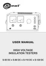 Preview for 1 page of Sonel S-110 DC User Manual