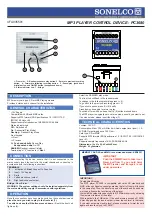 Sonelco PC3680 Manual preview