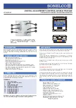 Предварительный просмотр 1 страницы Sonelco PCB1245 Manual