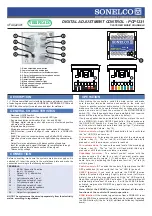 Sonelco PCP1231 Quick Start Manual предпросмотр