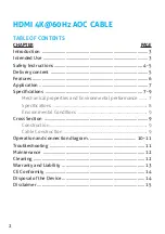 Preview for 2 page of Sonero X-AOC210 Series Instruction Manual