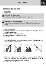 Предварительный просмотр 21 страницы Sonero X-IMS030 User Manual