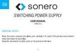 Preview for 1 page of Sonero X-PS011 User Manual