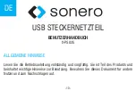 Предварительный просмотр 10 страницы Sonero X-PS035 User Manual