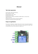 SONGLE SRD-12VDC-SL-C Manual preview