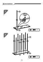 Предварительный просмотр 12 страницы Songmics GKR04 Manual