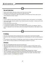 Preview for 2 page of Songmics HSR11 General Manuallines