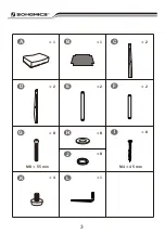 Preview for 3 page of Songmics LDC37 Assembly Instructions Manual