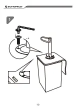 Предварительный просмотр 10 страницы Songmics LJB15 Manual