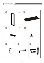 Preview for 4 page of Songmics LMR005 Manual