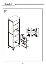 Предварительный просмотр 22 страницы Songmics LSC054 Instructions Manual