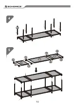 Предварительный просмотр 10 страницы Songmics LSF03 Manual