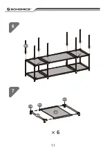 Предварительный просмотр 11 страницы Songmics LSF03 Manual