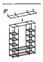 Предварительный просмотр 13 страницы Songmics LSF03 Manual