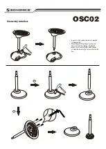 Предварительный просмотр 2 страницы Songmics OSC01 Disassembly Instructions