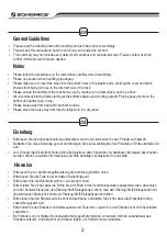 Preview for 2 page of Songmics RXJ10 Instruction Manual