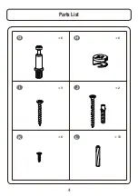 Предварительный просмотр 4 страницы Songmics ULES01 Assembly Manual