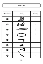 Preview for 3 page of Songmics ULJB93 Assembly Manual