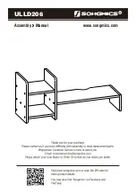 Songmics ULLD206 Assembly Manual preview