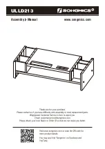 Songmics ULLD213 Assembly Manual preview