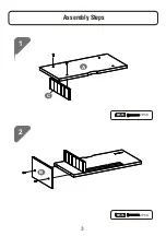 Preview for 3 page of Songmics ULLD215N Assembly Manual